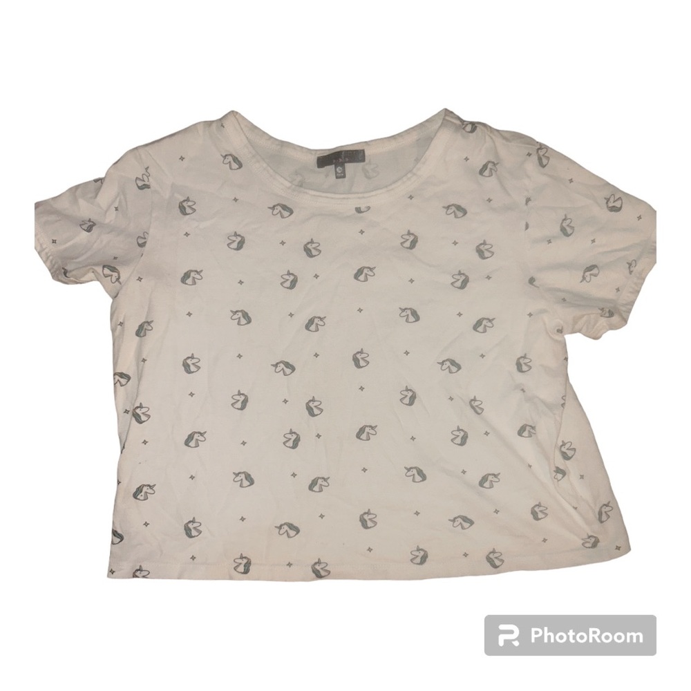 Unicorn crop top